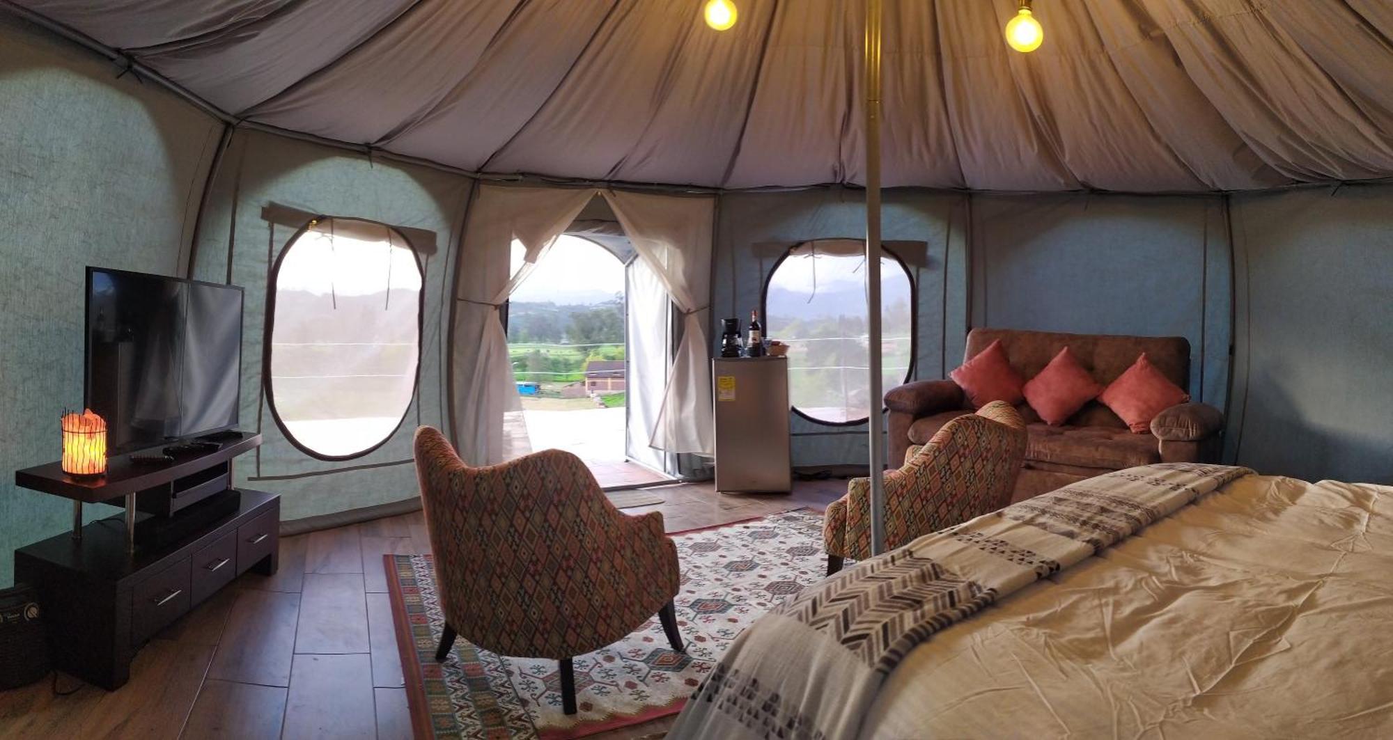 Cabanas & Glamping De Ruana Por Boyaca Paipa Bagian luar foto